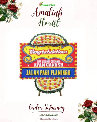 Bunga Papan Congratulation di Talang Betutu